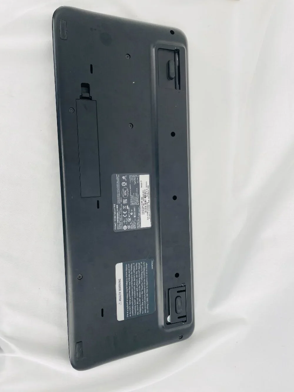 Vintage Microsoft Wireless Keyboard Black Computer Accessory